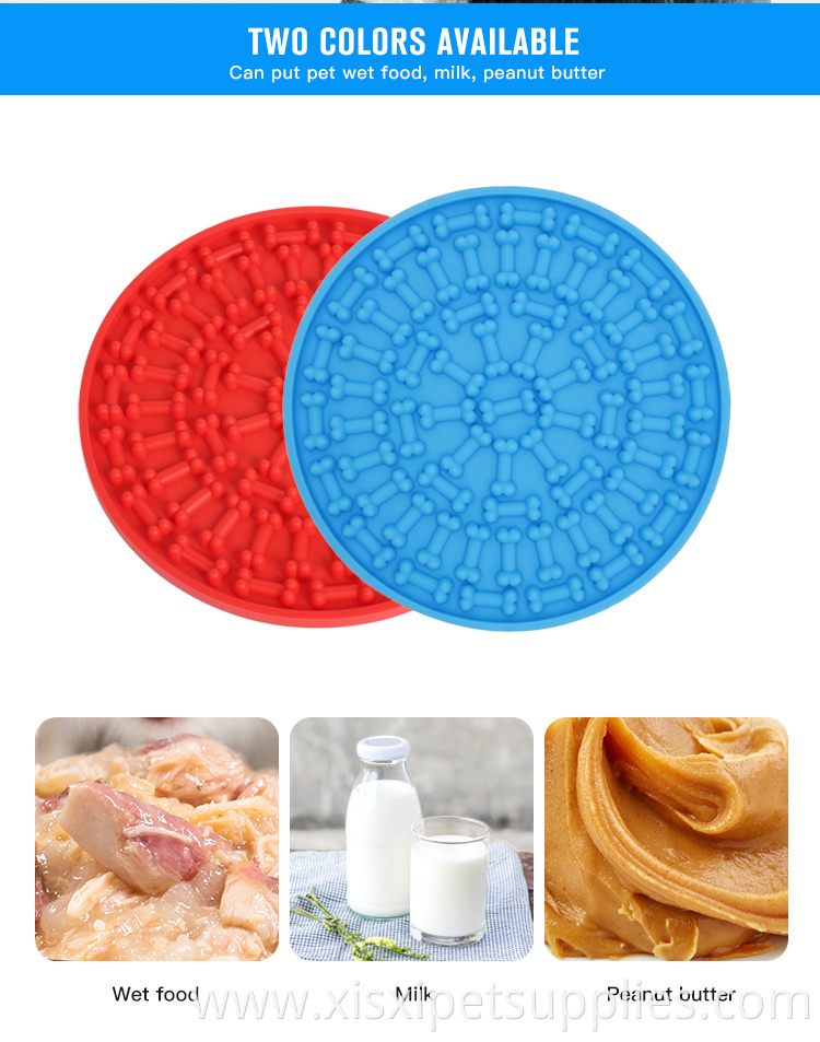 Factory Wholesale Dog Lick Pad Silicone Pet Dog Lick Mat With Suction Cup